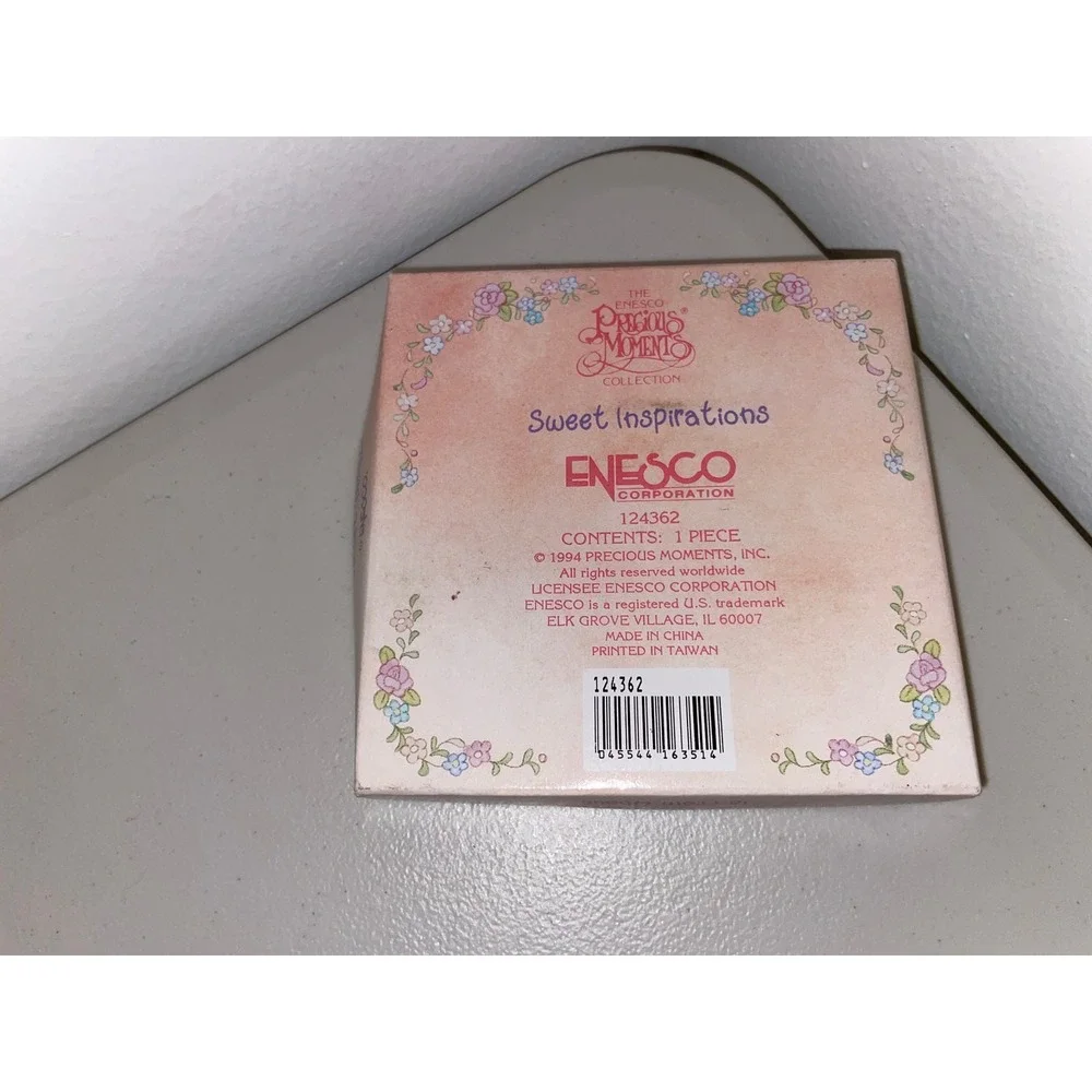 Precious Moments Enesco Footprints in the Sand Porcelain Bisque Plaque 124362